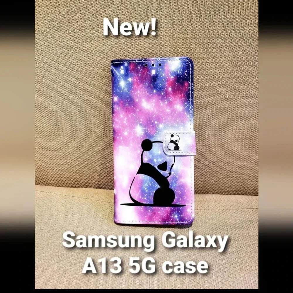🎈3/$15🎈New Samsung Galaxy A13 5G panda wallet case